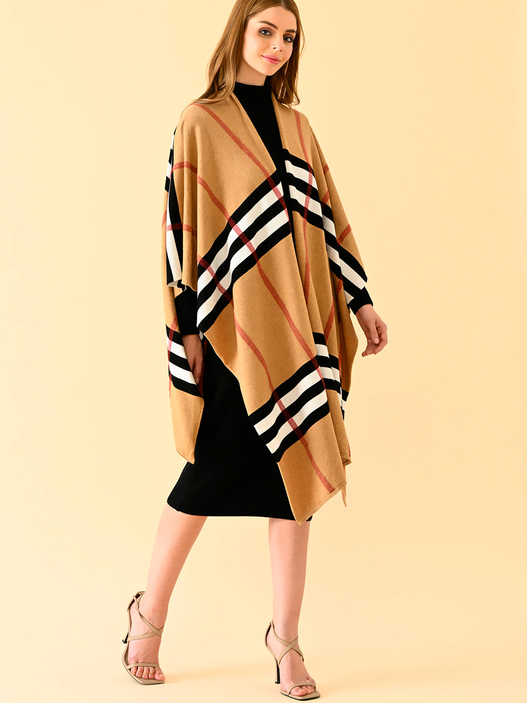 Desert Mirage Striped Cape Set