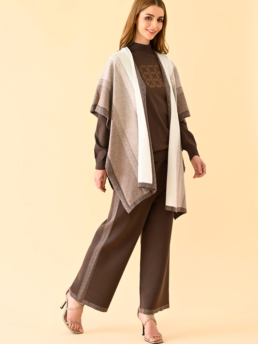 Misty Taupe Layered Co-Ord