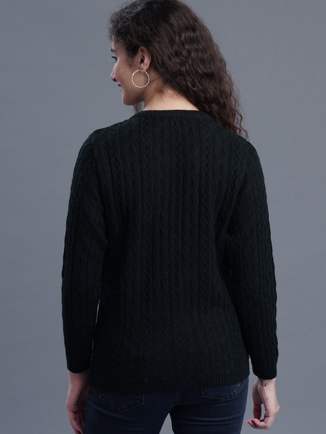 SoftHaven Round-Neck Cardigan