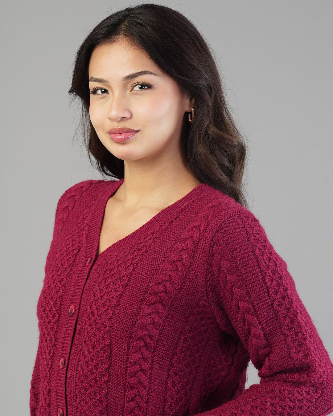 Livia V-Neck Knit Cardigan