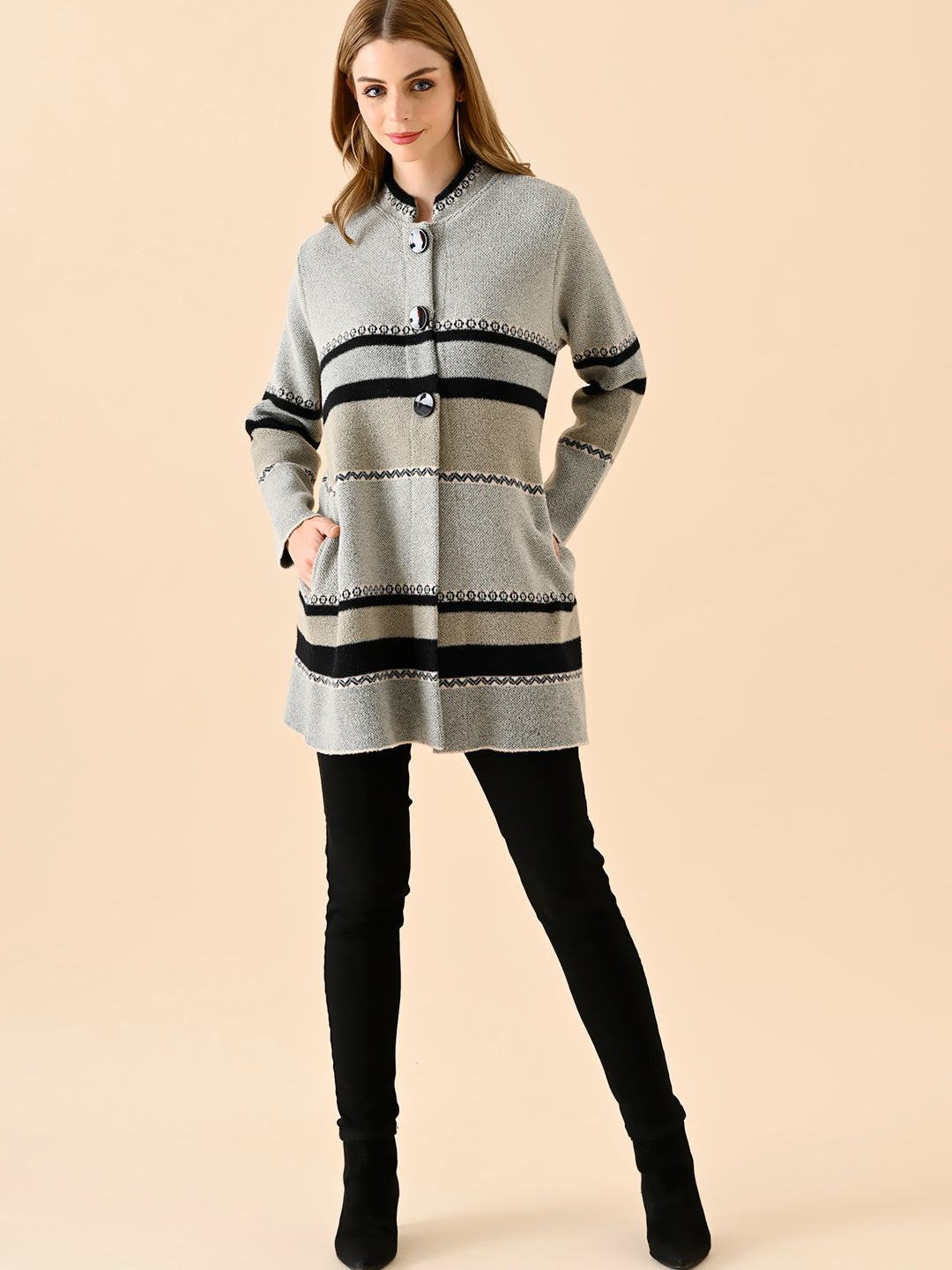 Serene Knits Mock-Neck Sweater