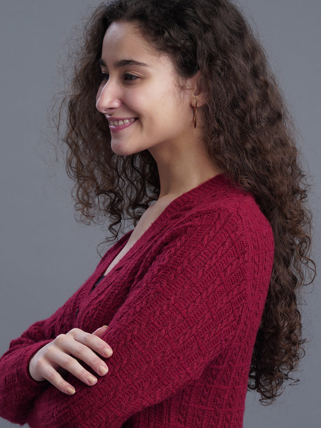 SnowVale V-Neck Cardigan