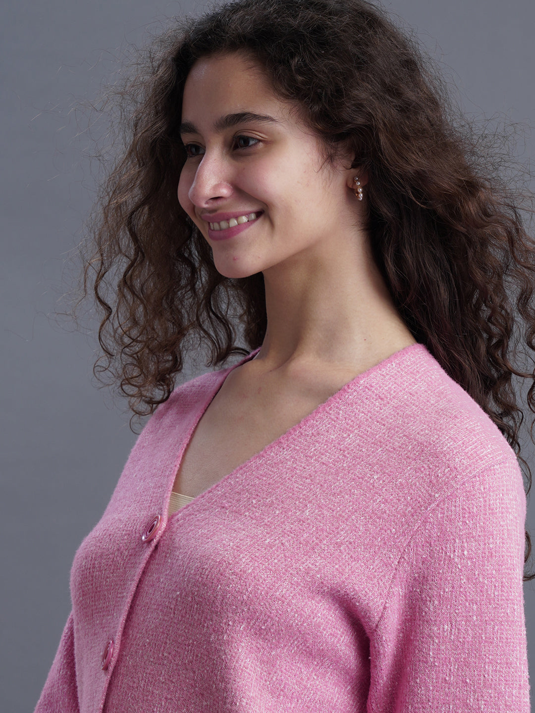 DriftWool Longline Jacquard Cardigan