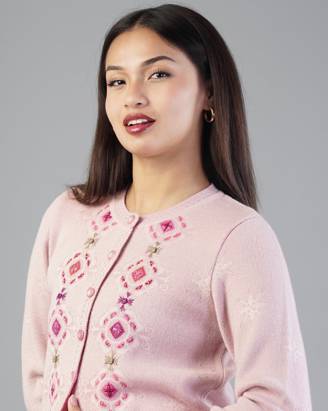 Adele Embroidered Cardigan