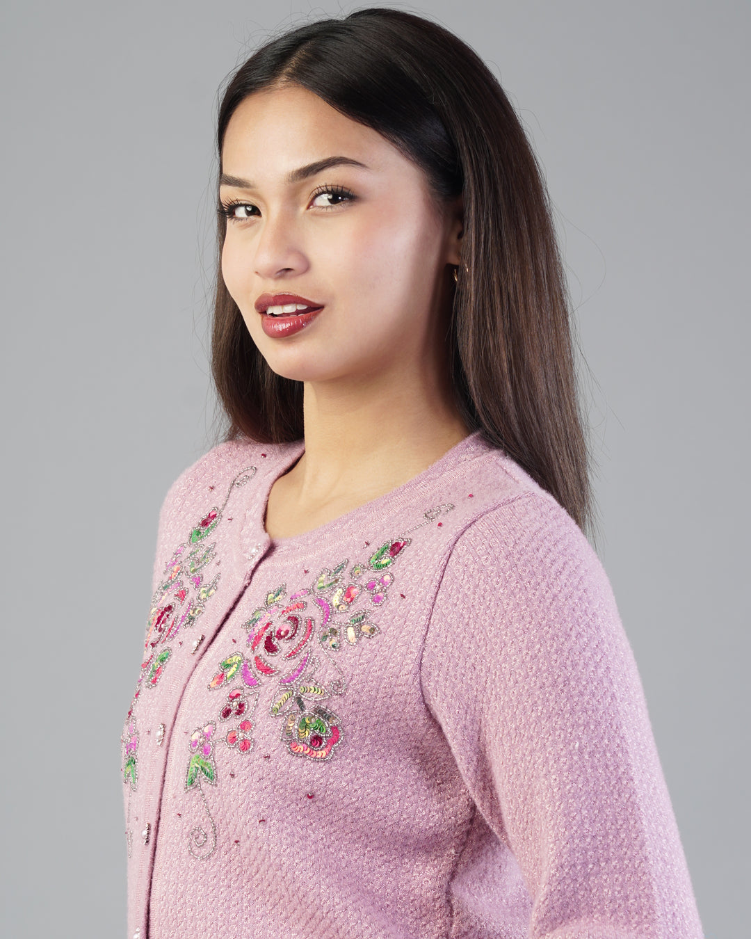 Camille Embroidered Cardigan