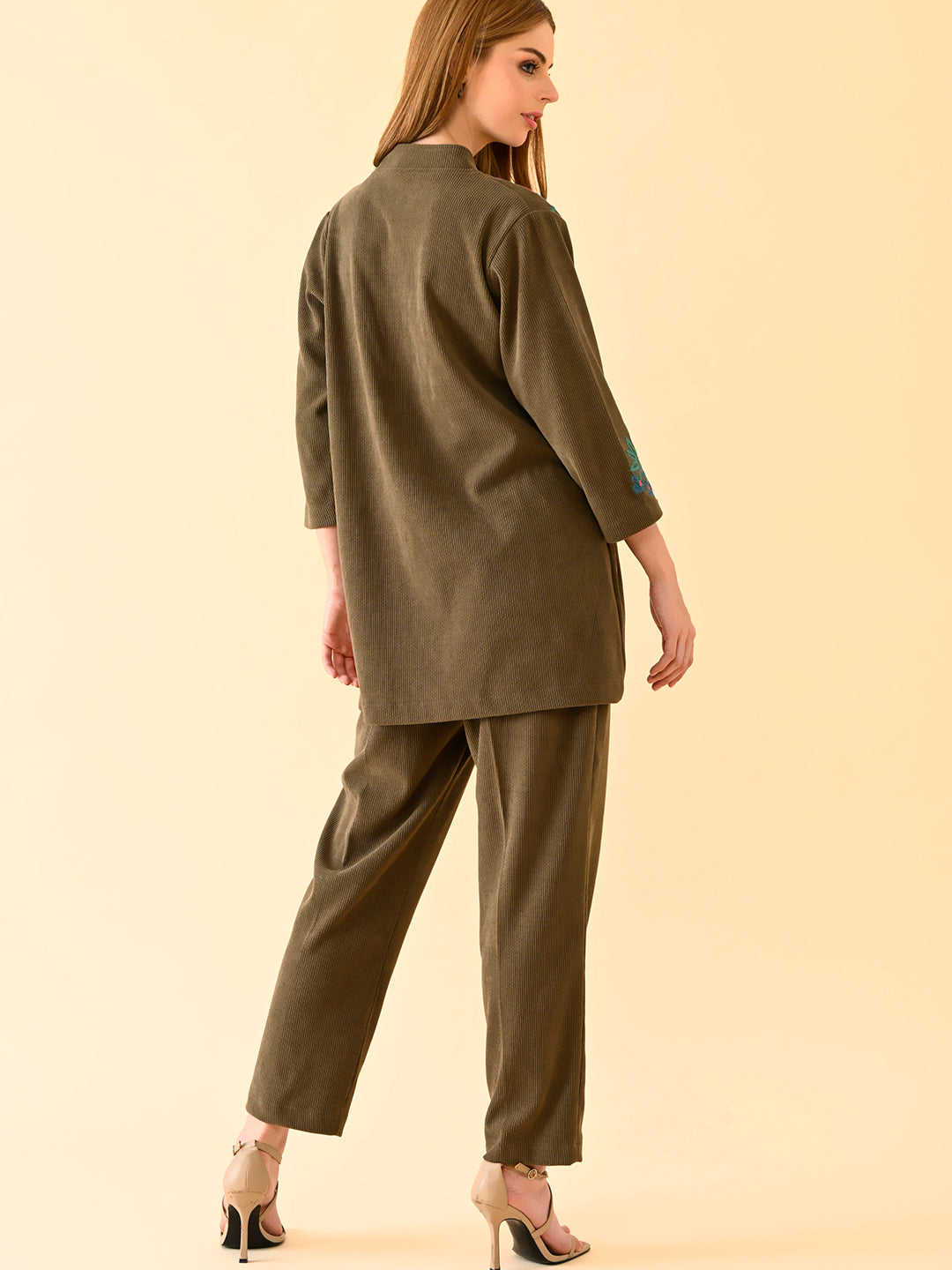 Embroidered Tunic with Matching Bottoms