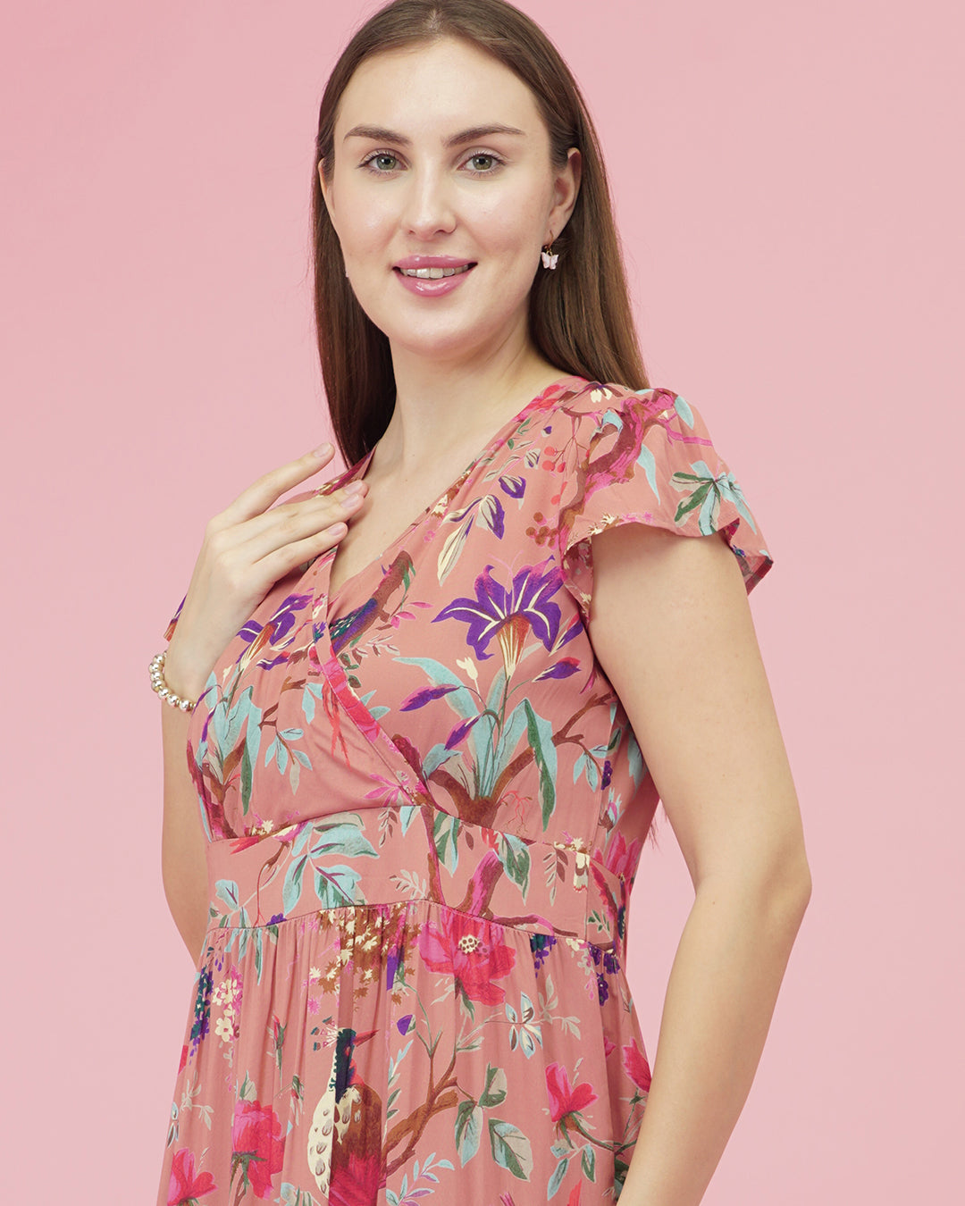 Meadow Muse Floral Shirt Dress