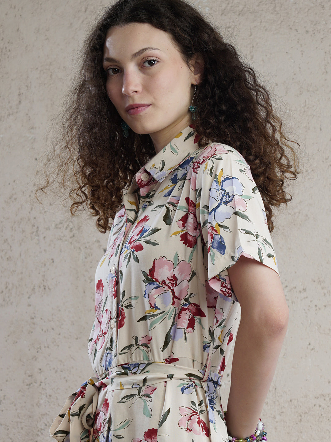 Lisbon Bloom Floral Midi Dress