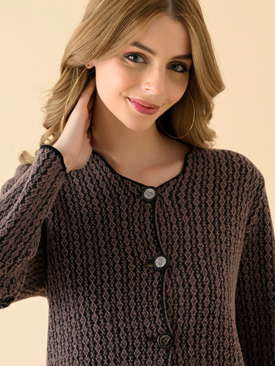 Cozy Longline Open Knitwear