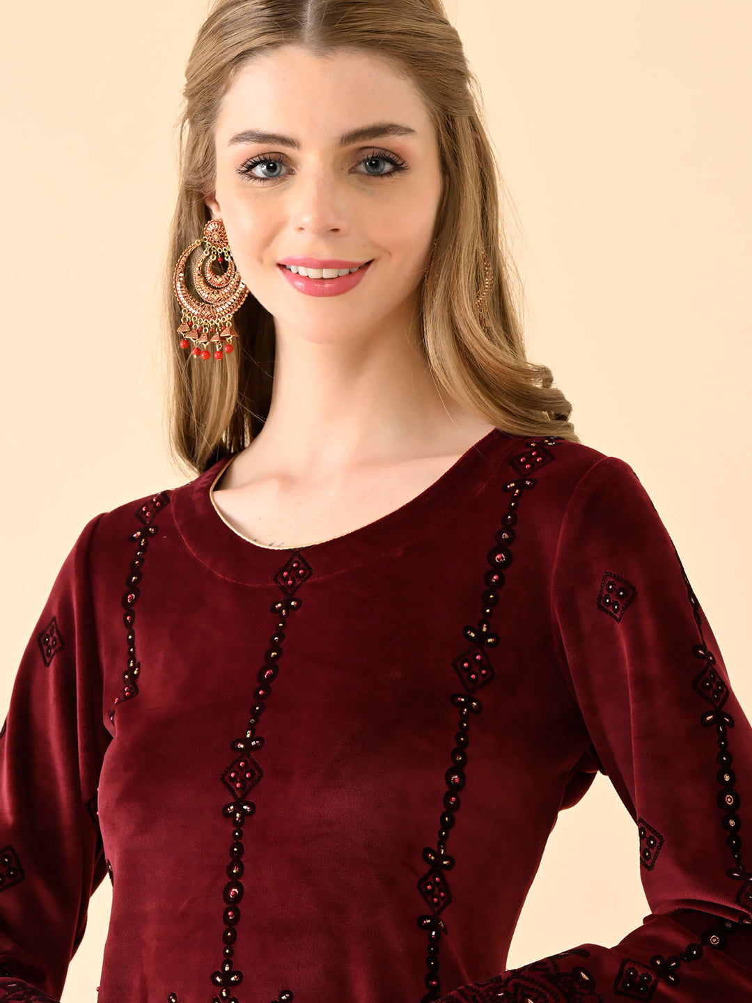 Garnet Grace Luxe Kurta Set