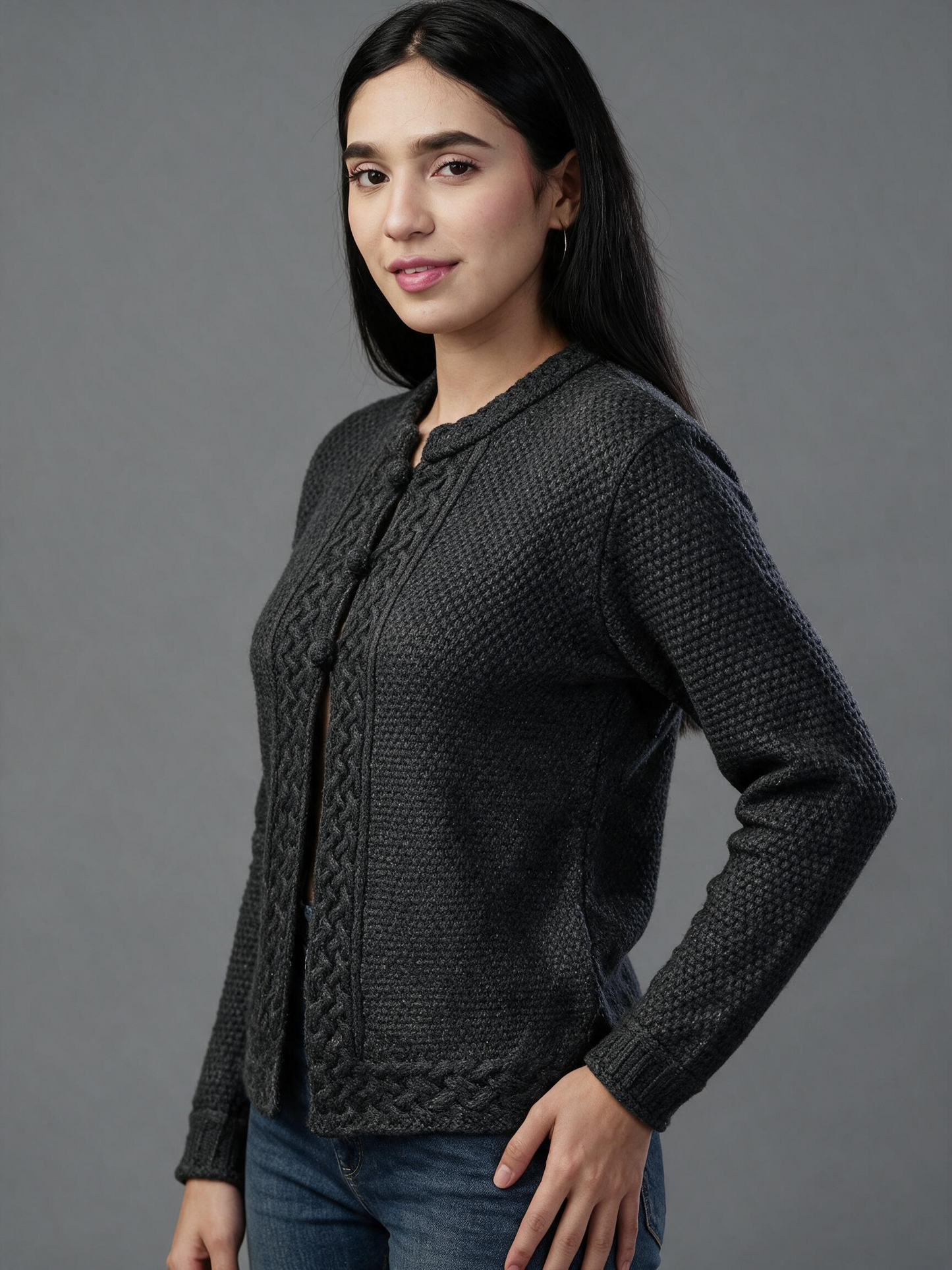 The Aristocrat Prince Collar (Burgundy/Grey)