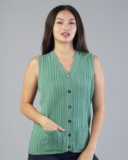 Siena V-Neck Knit Cardigan