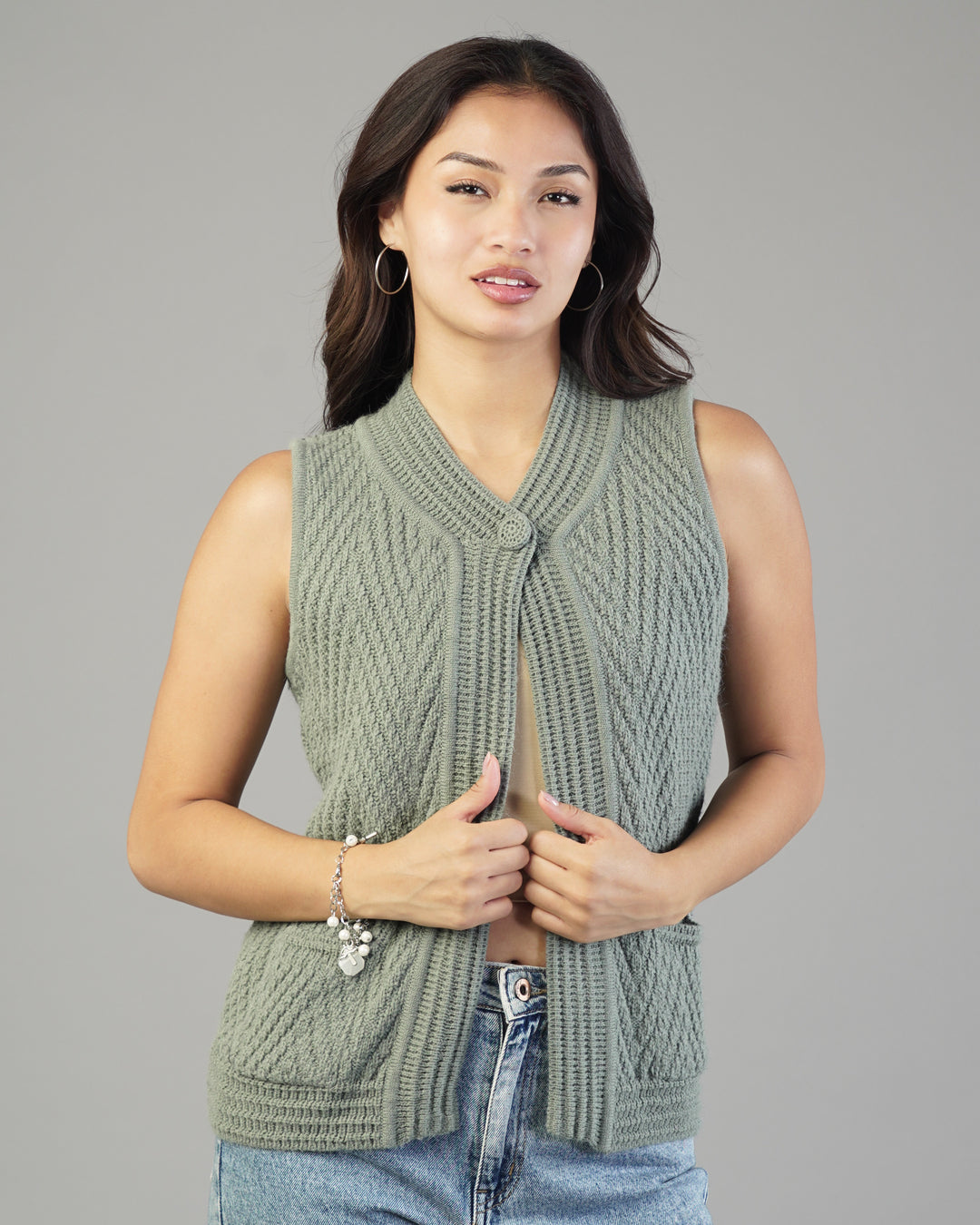 Vera V-Neck Knit Cardigan