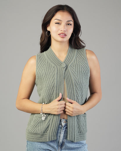Vera V-Neck Knit Cardigan