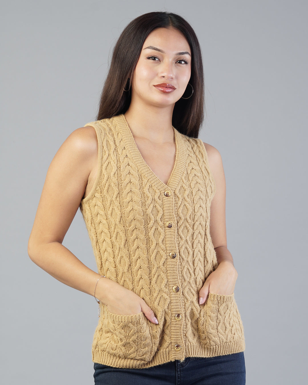 Isla V-Neck Knit Cardigan