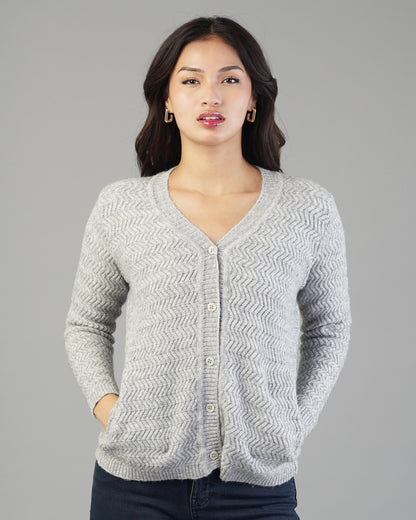 Noelle V-Neck Knit Cardigan