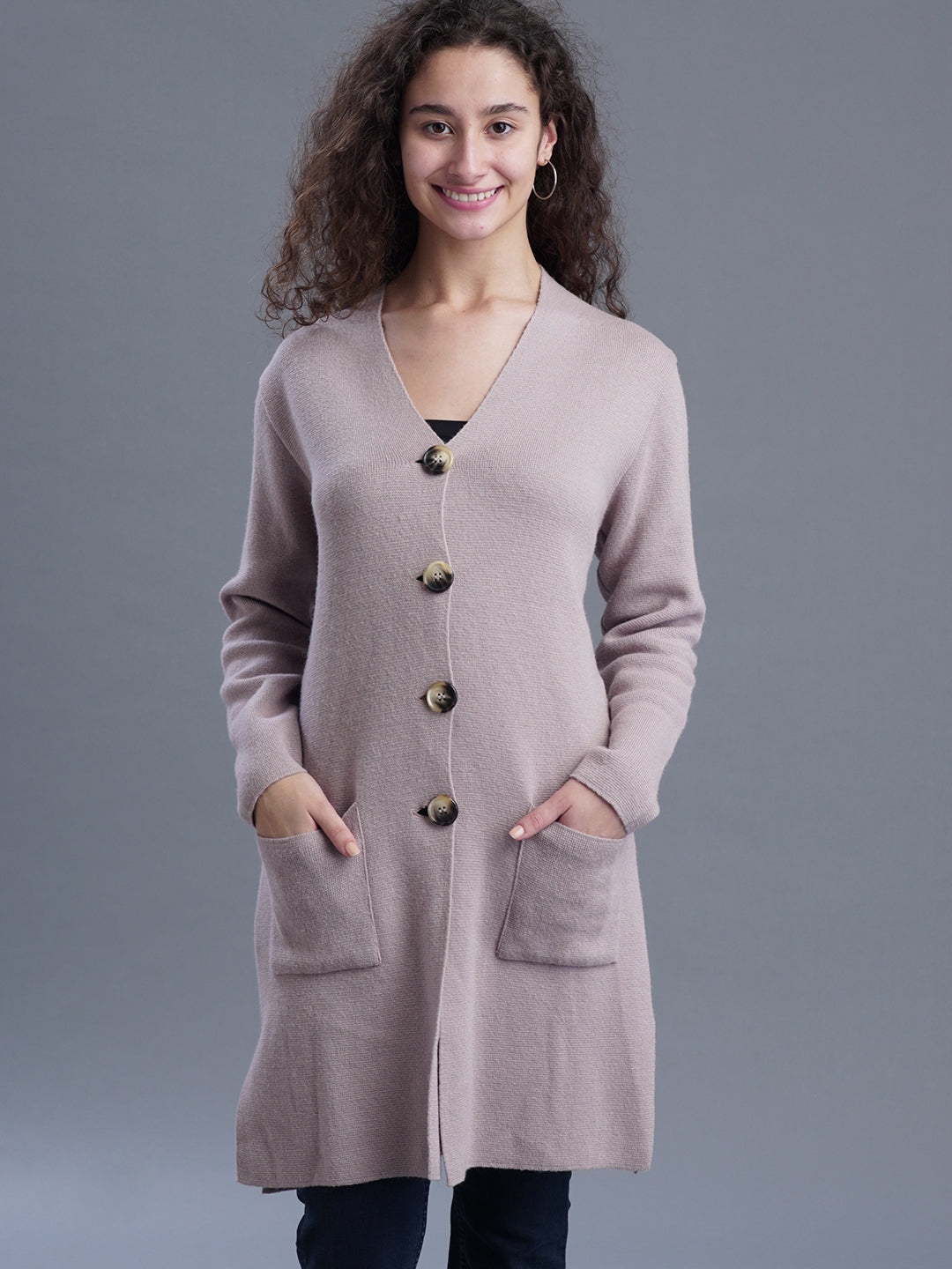 Aira V-Neck Long Cardigan