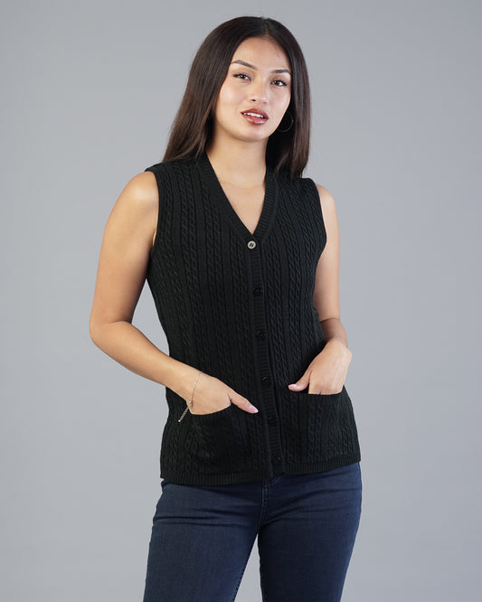 Siena V-Neck Knit Cardigan