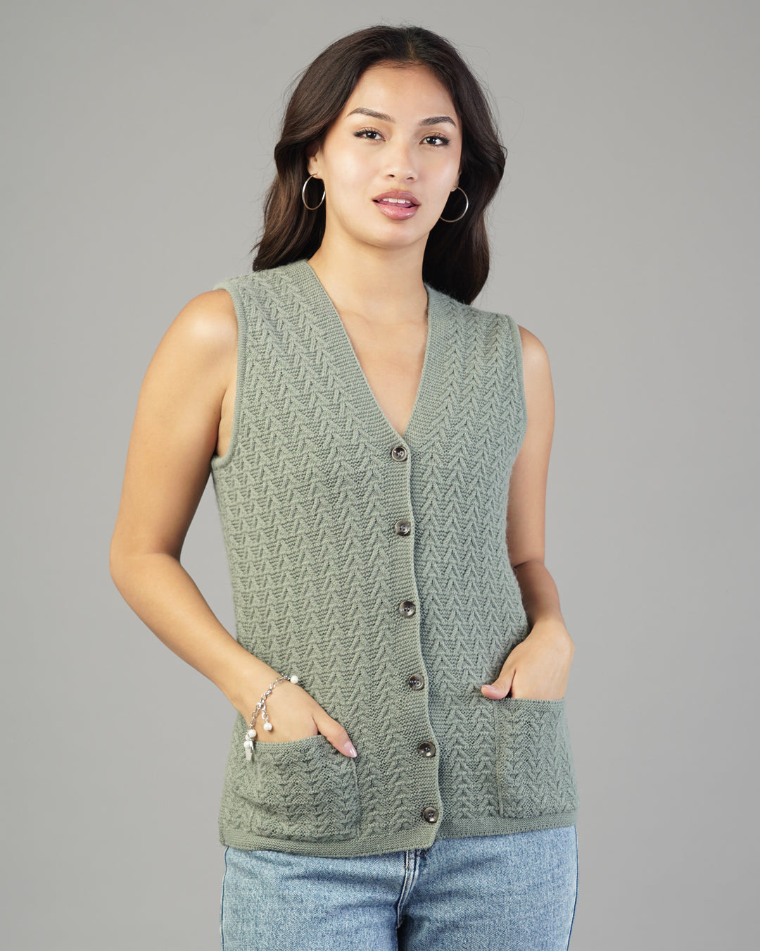 Alina V-Neck Knit Cardigan
