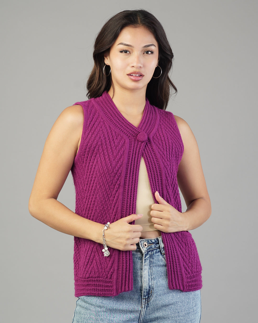Vera V-Neck Knit Cardigan
