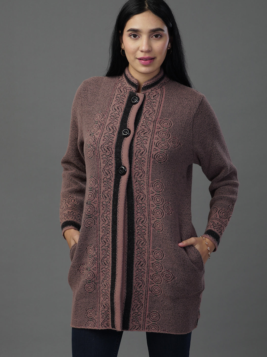 The Espresso Jacquard Layer