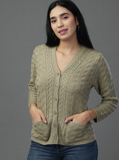 Virsa Prague Prestige Self Cardigan