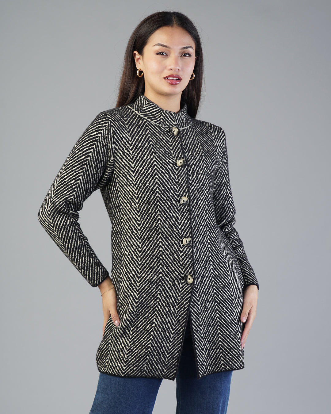 Juliet Jacquard Cardigan