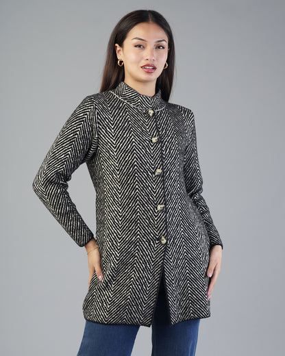 Juliet Jacquard Cardigan