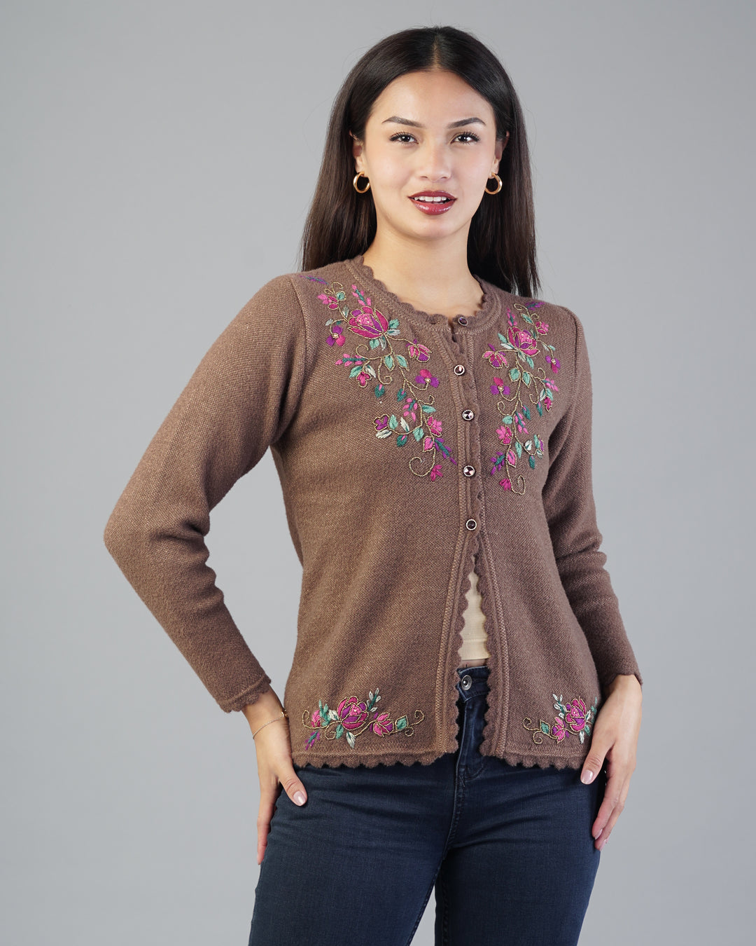 Ivy Embroidered Cardigan
