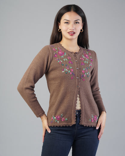 Ivy Embroidered Cardigan