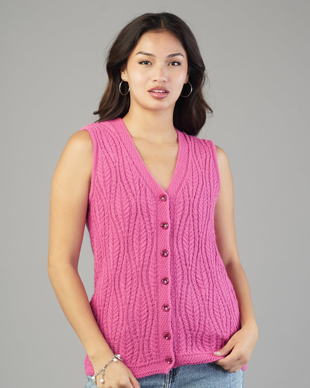 Lyra V-Neck Knit Cardigan