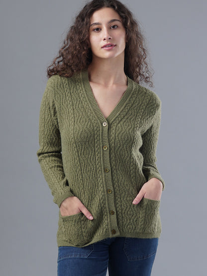 Virsa Classic V-Neck Cardigan