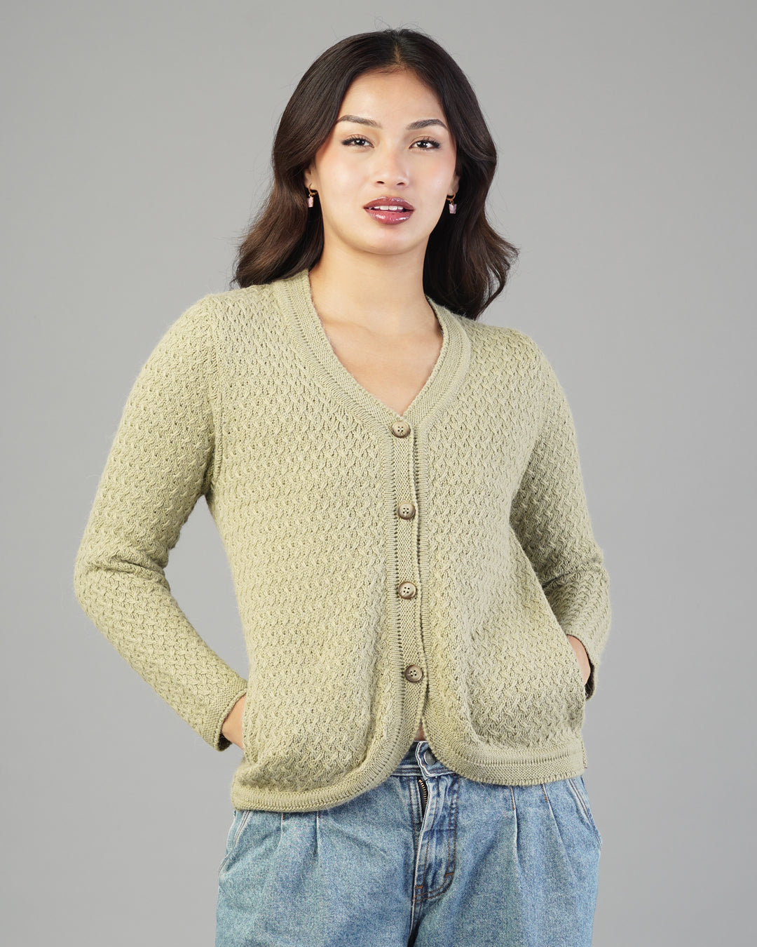 Mina V-Neck Knit Cardigan