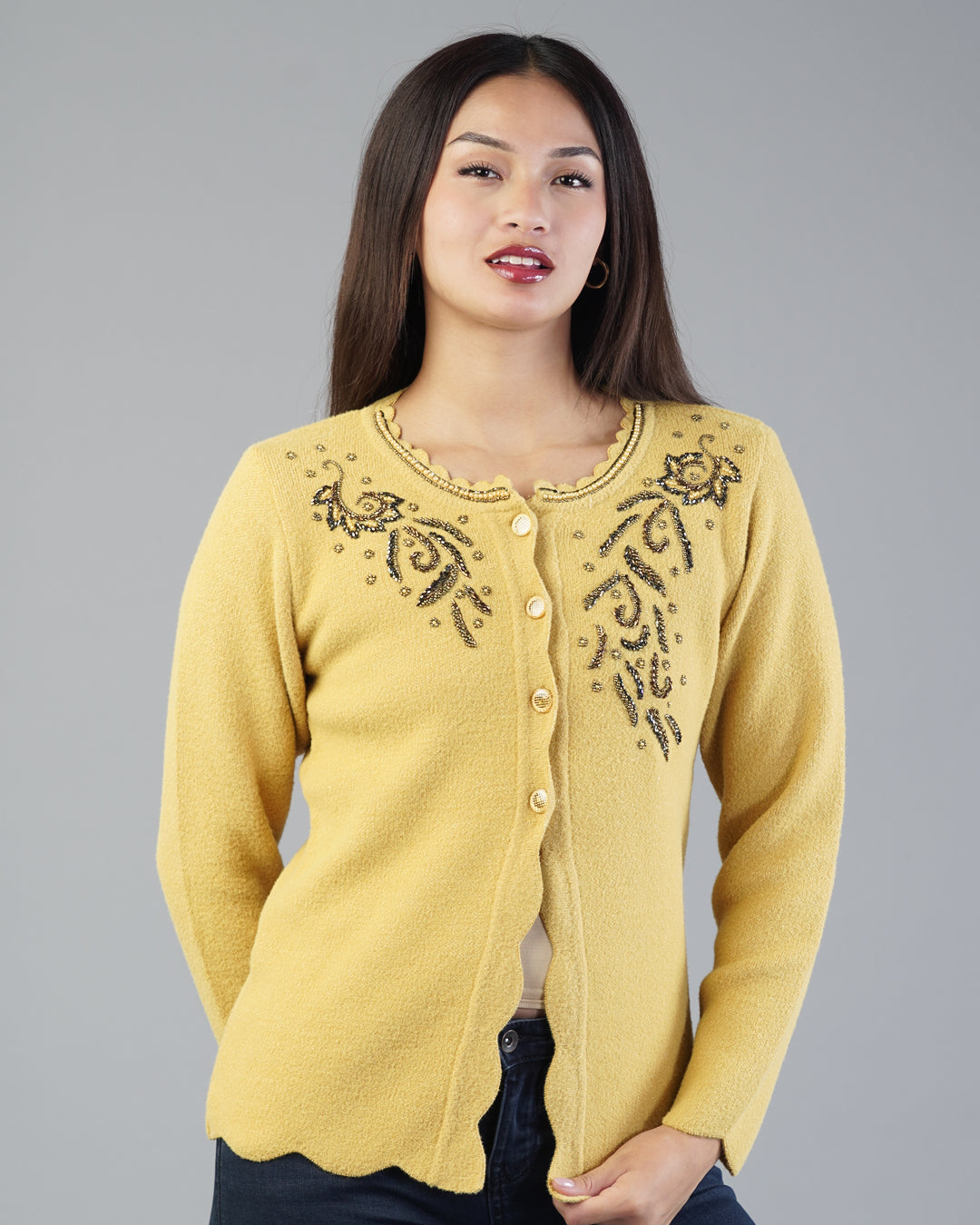Estelle Beaded Cardigan