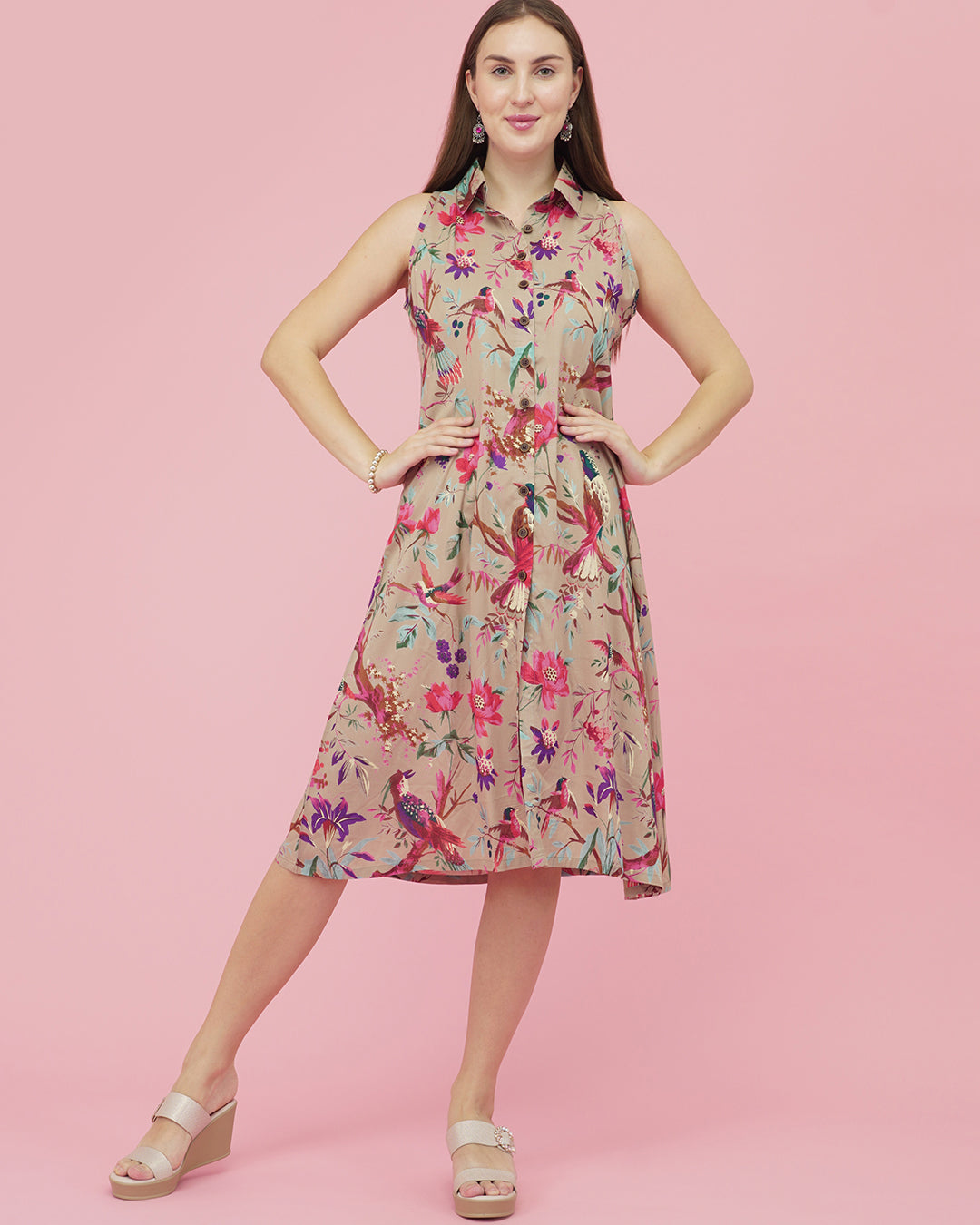 Blossom Trail Tiered Maxi Dress