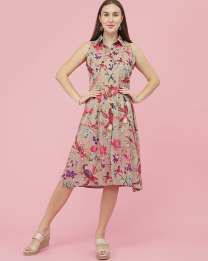 Blossom Trail Tiered Maxi Dress