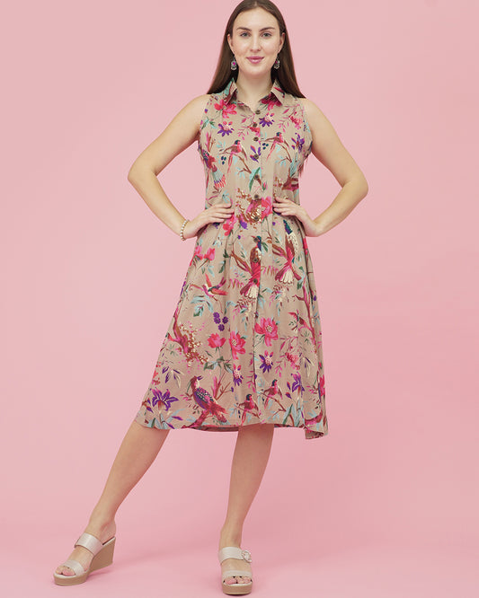 Blossom Trail Tiered Maxi Dress