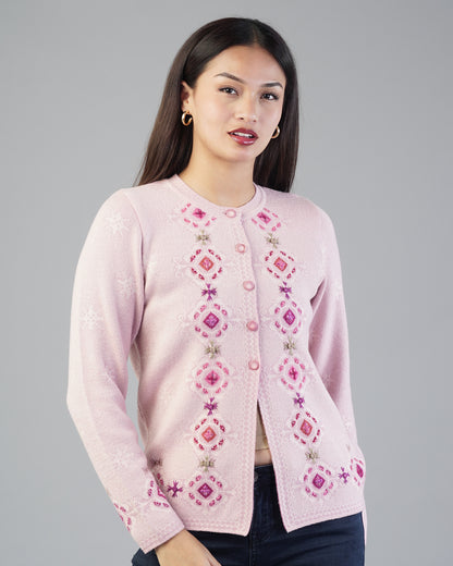Adele Embroidered Cardigan
