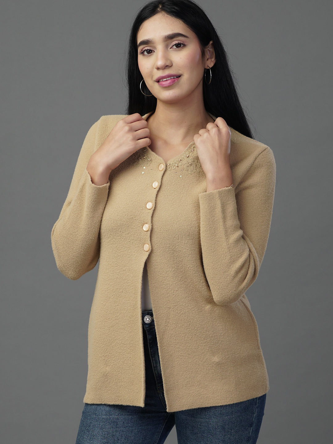 The Sand & Silk Rose Jacquard