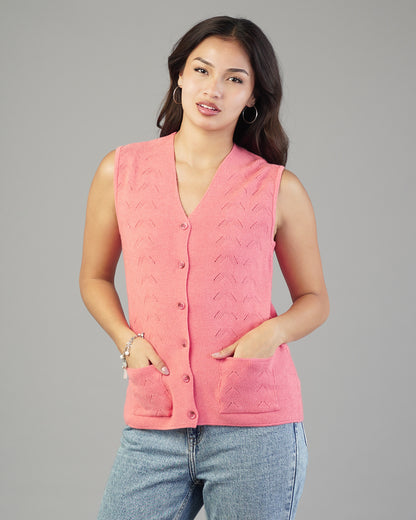 Elara V-Neck Knit Cardigan