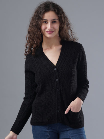 Virsa Classic V-Neck Cardigan