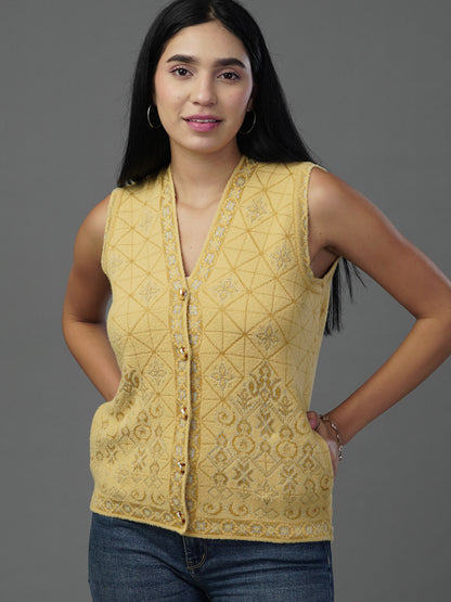 The Golden Hour Jacquard Cardigan