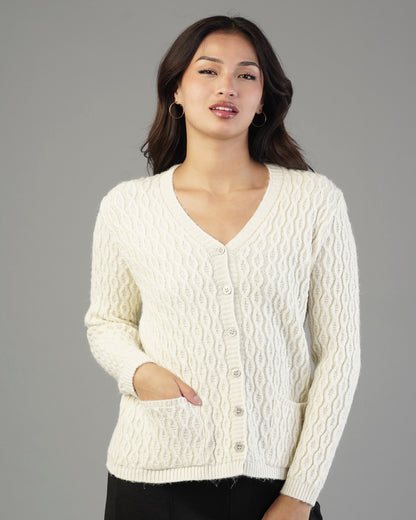 Anya V-Neck Knit Cardigan