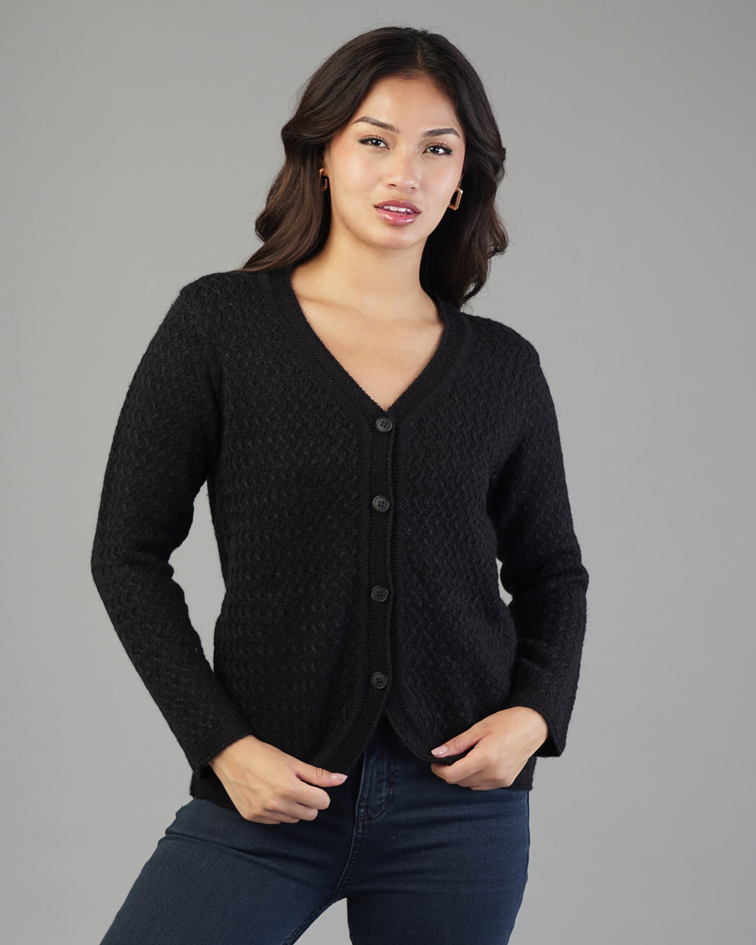 Mina V-Neck Knit Cardigan