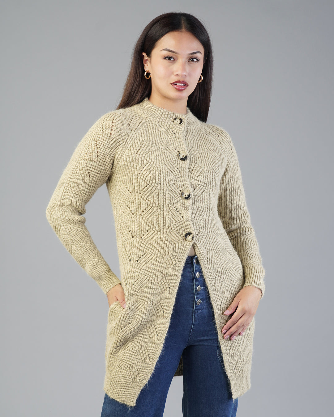 Rosalie Knit Longline Cardigan