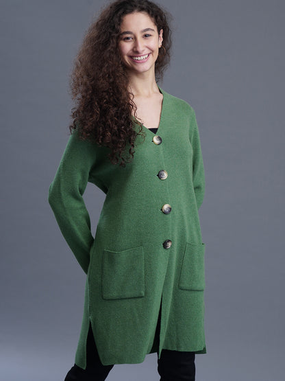 Aira V-Neck Long Cardigan