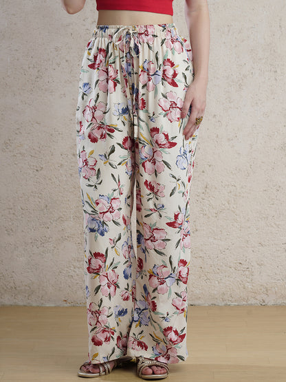 Ivory Bloom Palazzo