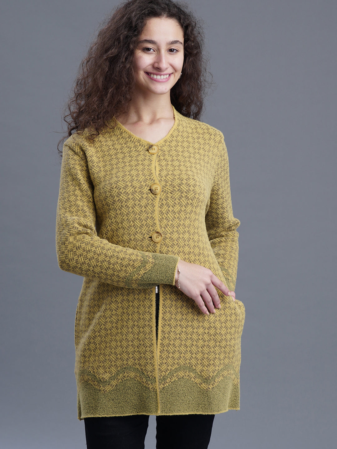  Valina V-Neck Long Cardigan