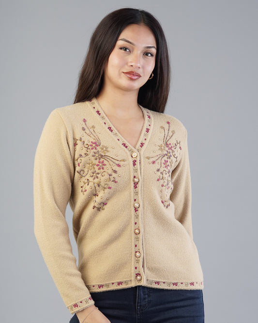 Arielle Embroidered Cardigan