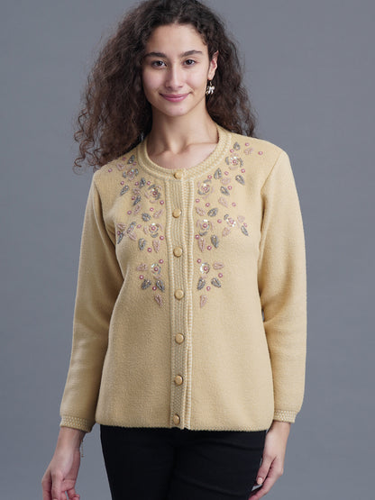 IvoryTide Jacquard Cardigan
